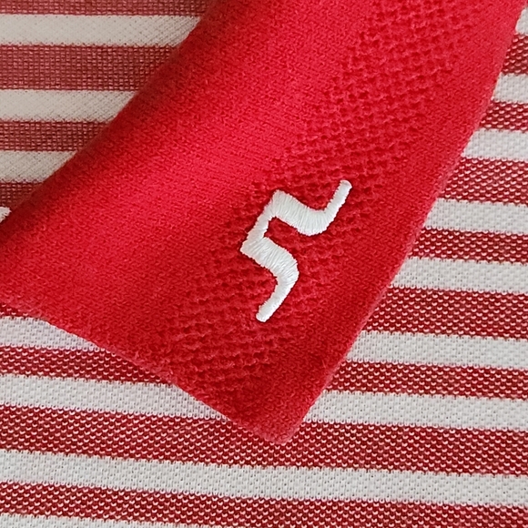 J.LINDEBERG Striped Polo golf Shirt Men's XL - Picture 8 of 13